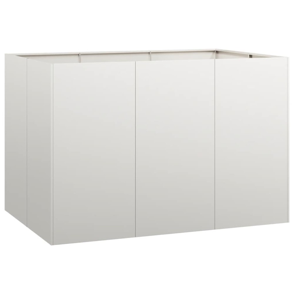 vidaXL Ζαρντινιέρα 120x80x80 εκ. από Ανοξείδωτο Ατσάλι