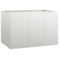 vidaXL Ζαρντινιέρα 120x80x80 εκ. από Ανοξείδωτο Ατσάλι