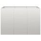 vidaXL Ζαρντινιέρα 120x80x80 εκ. από Ανοξείδωτο Ατσάλι