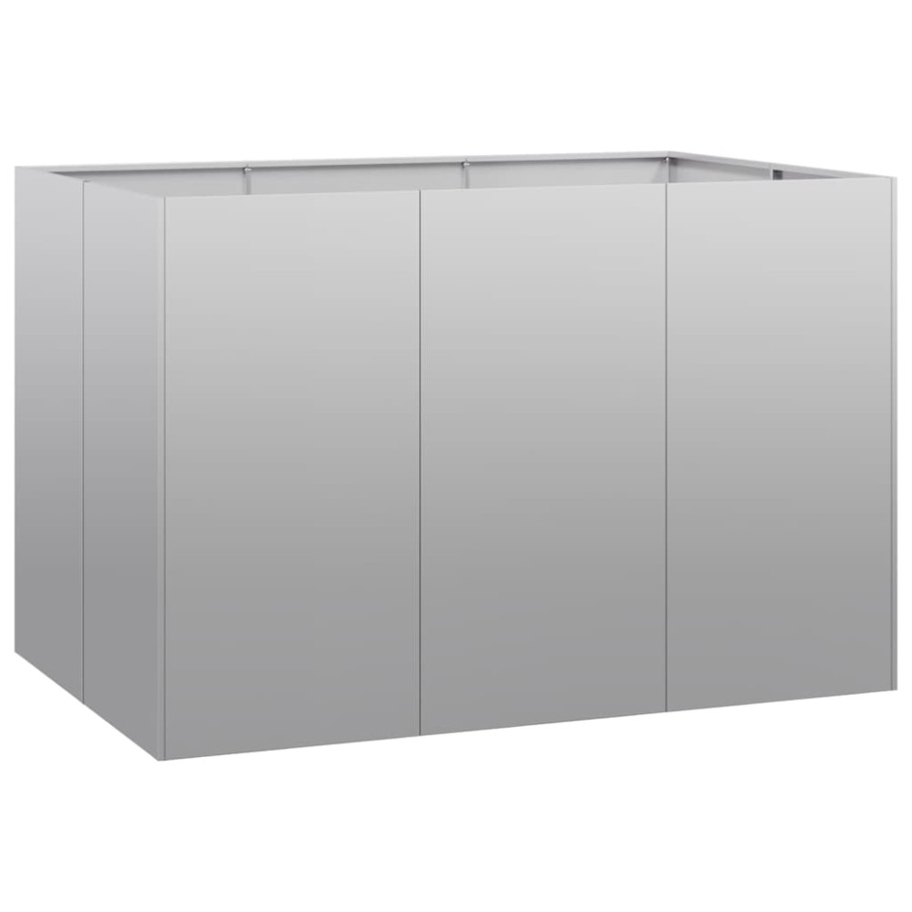 vidaXL Ζαρντινιέρα 120x80x80 εκ. από Γαλβανισμένο Ατσάλι