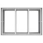 vidaXL Ζαρντινιέρα 120x80x80 εκ. από Γαλβανισμένο Ατσάλι
