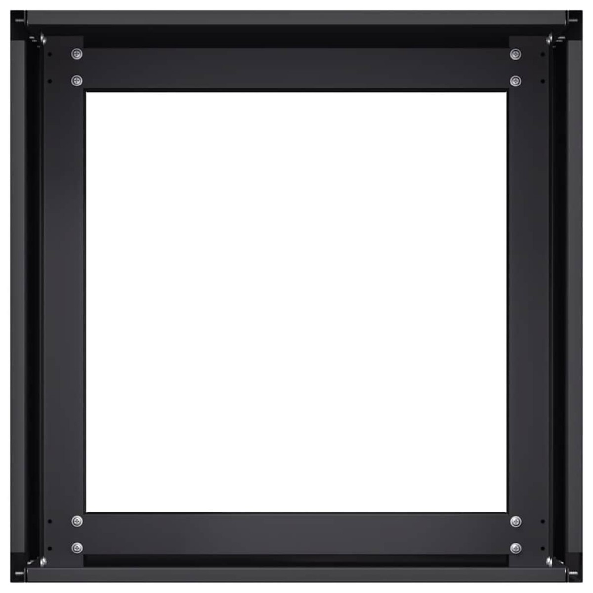 vidaXL Ζαρντινιέρα Μαύρη 40x40x30 εκ. από Χάλυβα