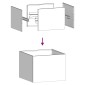 vidaXL Ζαρντινιέρα Λευκή 40x40x30 εκ. από Χάλυβα
