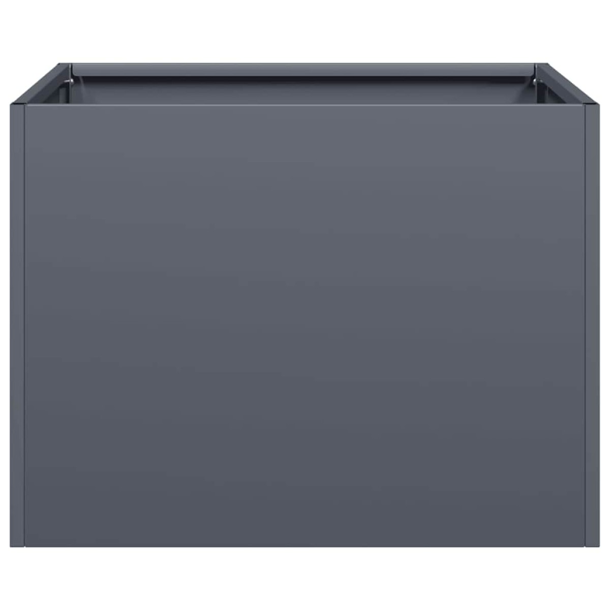 vidaXL Ζαρντινιέρα Ανθρακί 40x40x30 εκ. από Χάλυβα