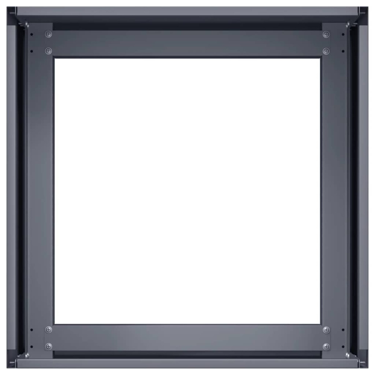 vidaXL Ζαρντινιέρα Ανθρακί 40x40x30 εκ. από Χάλυβα