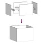 vidaXL Ζαρντινιέρα Ανθρακί 40x40x30 εκ. από Χάλυβα