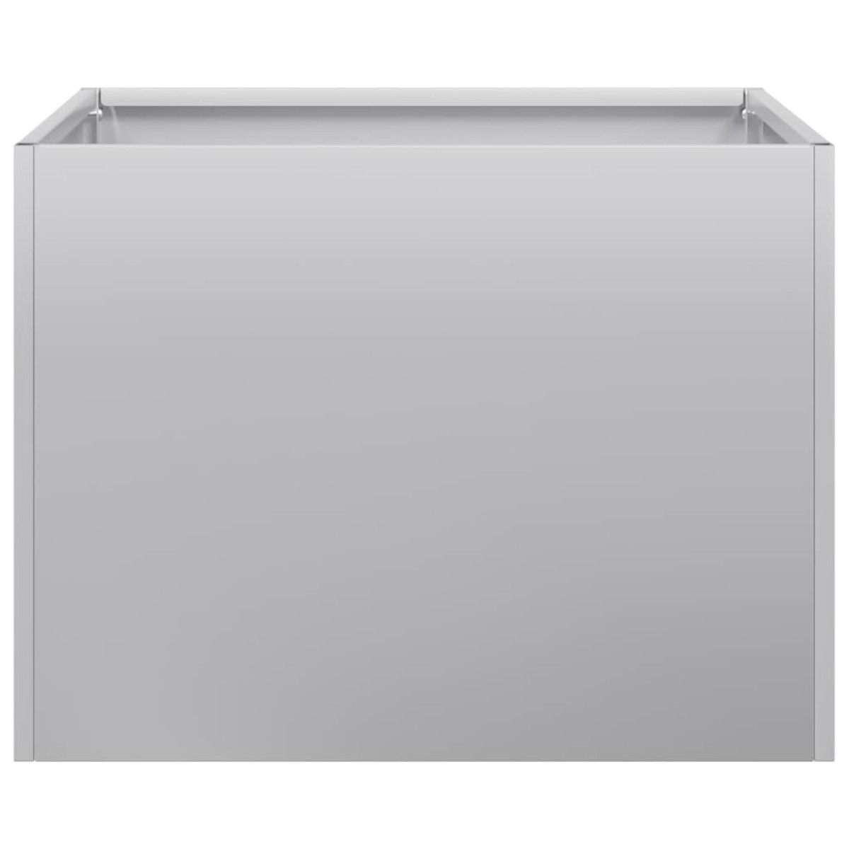 vidaXL Ζαρντινιέρα 40x40x30 εκ. από Γαλβανισμένο Ατσάλι