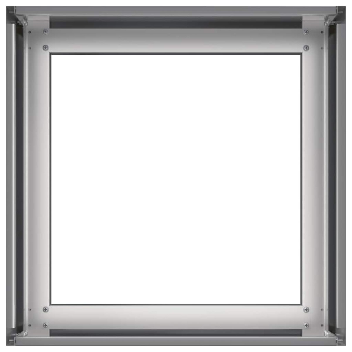 vidaXL Ζαρντινιέρα 40x40x30 εκ. από Γαλβανισμένο Ατσάλι