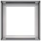 vidaXL Ζαρντινιέρα 40x40x30 εκ. από Γαλβανισμένο Ατσάλι