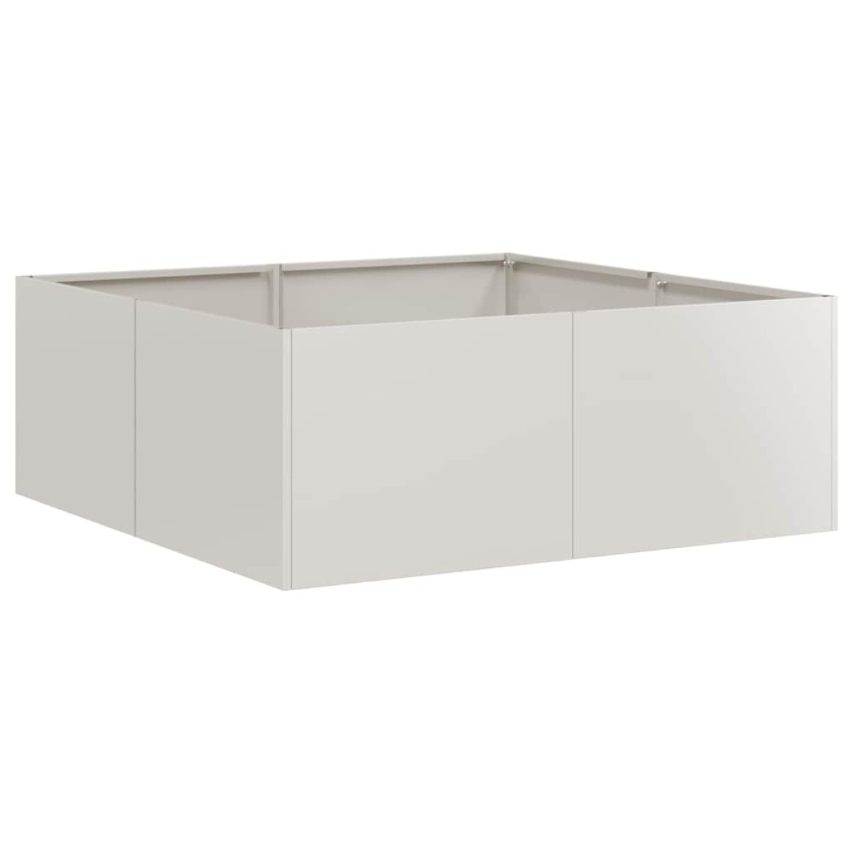 vidaXL Ζαρντινιέρα 80x80x30 εκ. από Ανοξείδωτο Ατσάλι