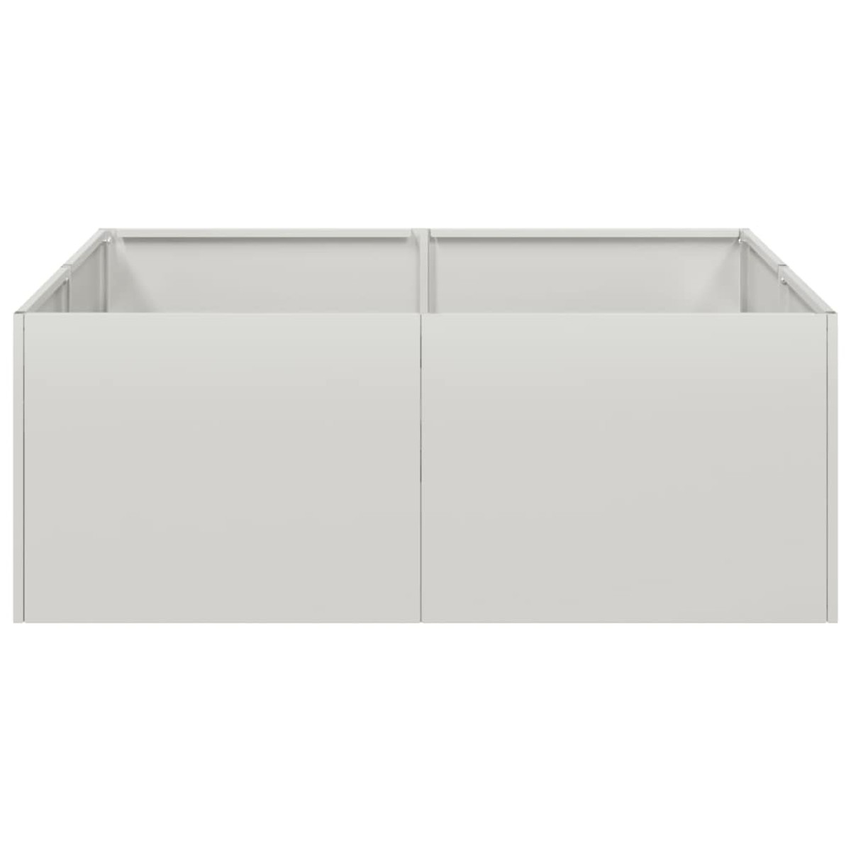 vidaXL Ζαρντινιέρα 80x80x30 εκ. από Ανοξείδωτο Ατσάλι