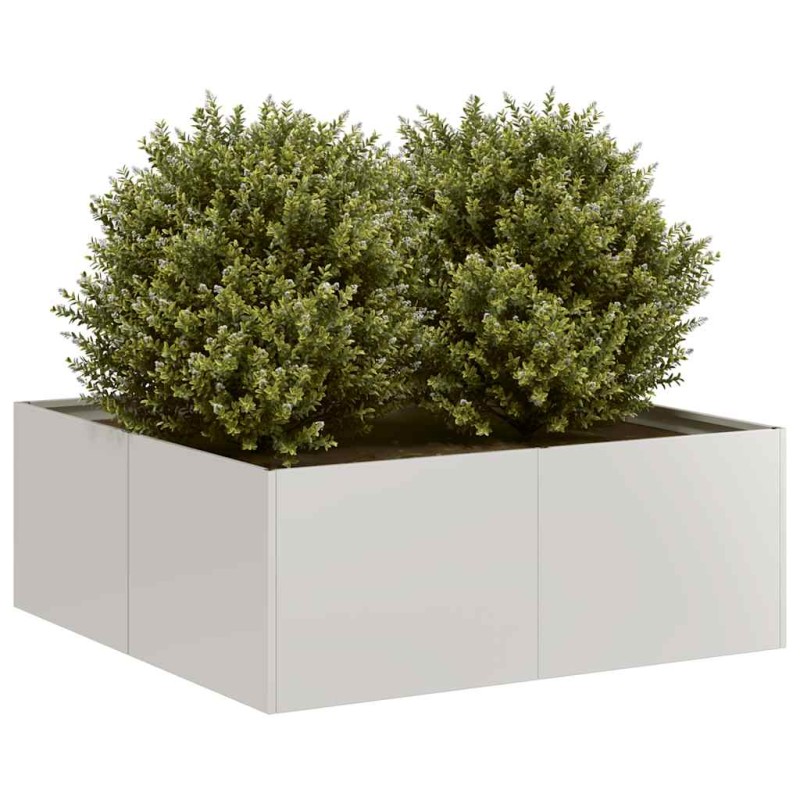 vidaXL Ζαρντινιέρα 80x80x30 εκ. από Ανοξείδωτο Ατσάλι