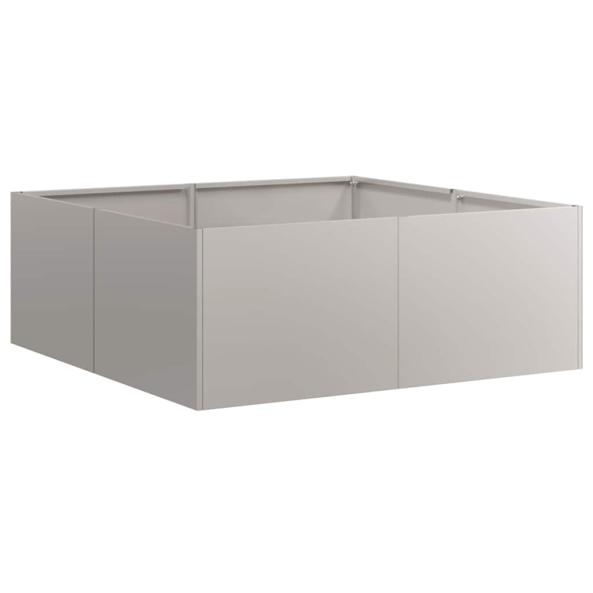 vidaXL Ζαρντινιέρα Σκουριασμένο 80x80x30εκ. Ατσάλι Σκληρυθέν στον Αέρα