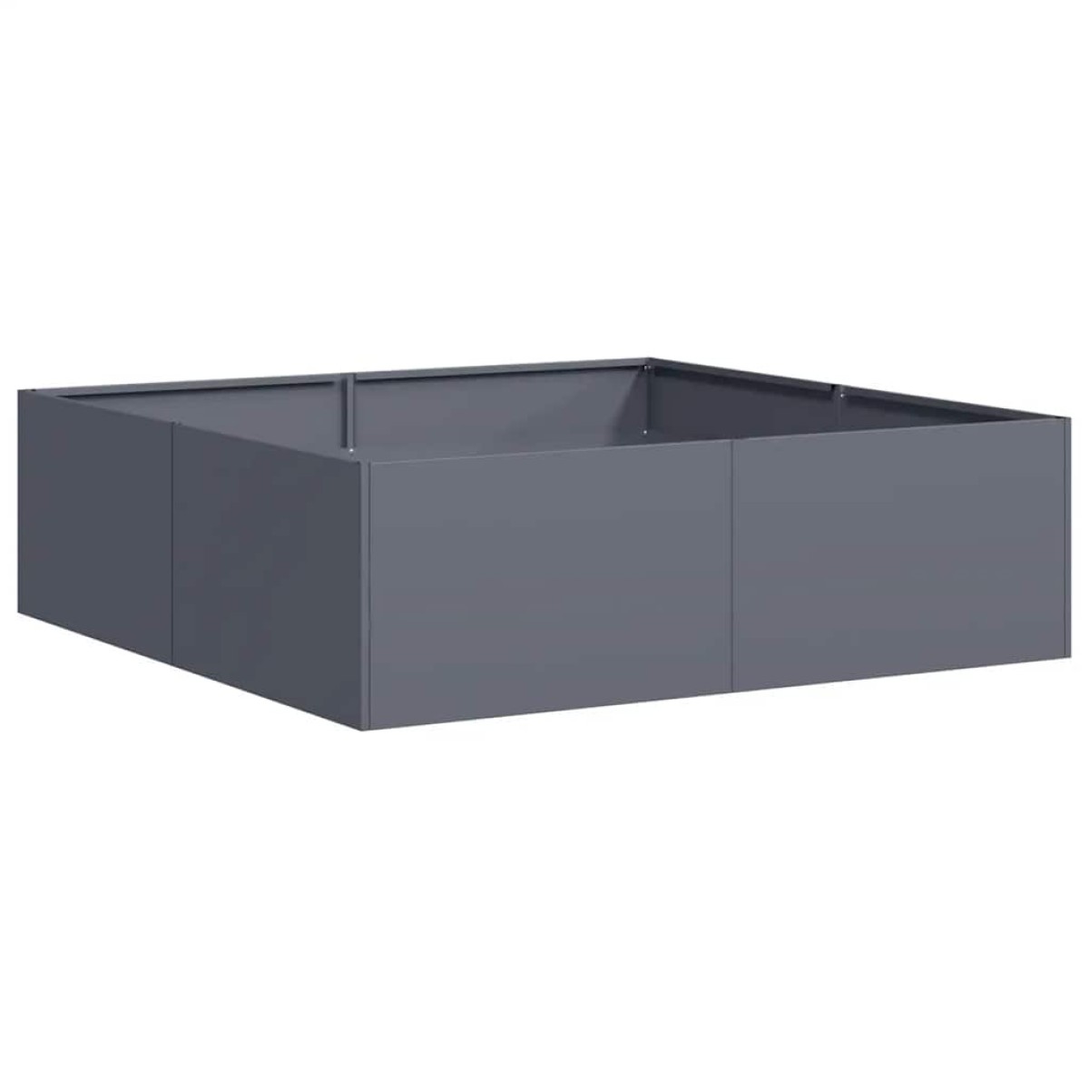 vidaXL Ζαρντινιέρα Ανθρακί 100x100x30 εκ. από Χάλυβα