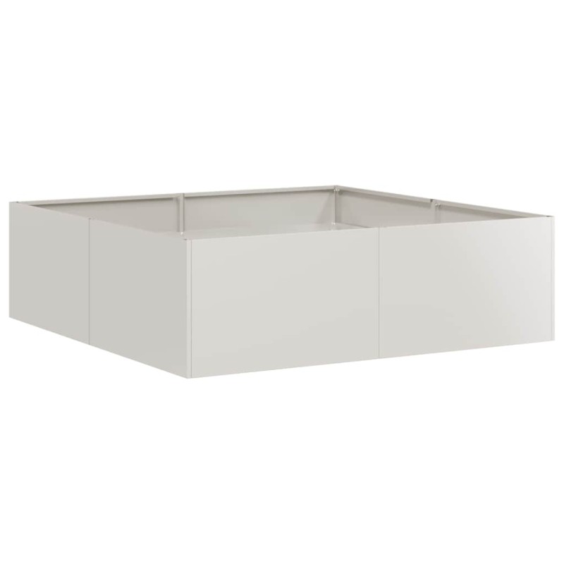 vidaXL Ζαρντινιέρα 100x100x30 εκ. από Ανοξείδωτο Ατσάλι