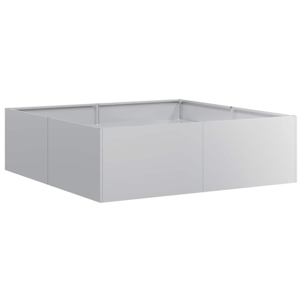 vidaXL Ζαρντινιέρα 100x100x30 εκ. από Γαλβανισμένο Ατσάλι