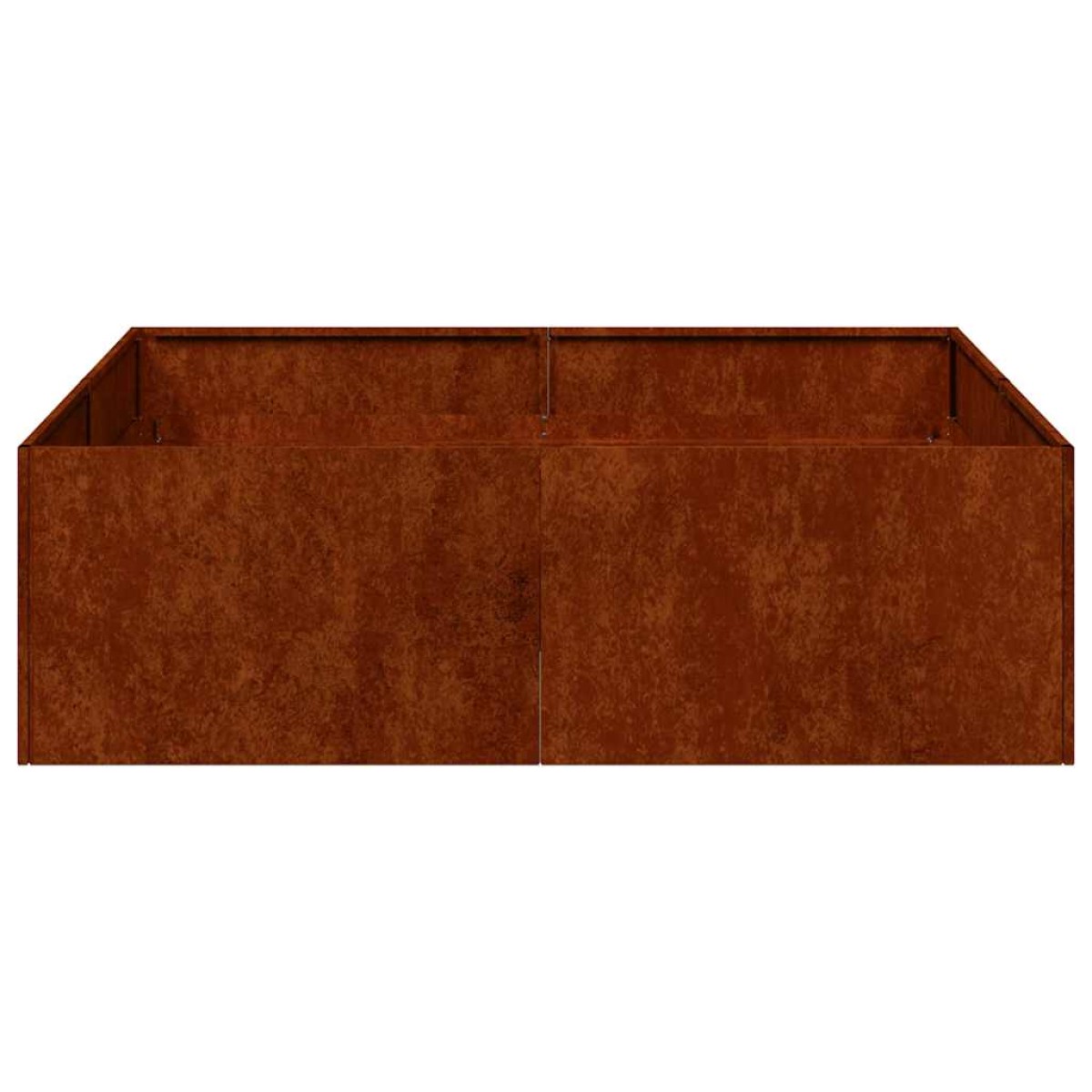 vidaXL Ζαρντινιέρα 100x100x30 εκ. Ατσάλι Σκληρυθέν στον Αέρα