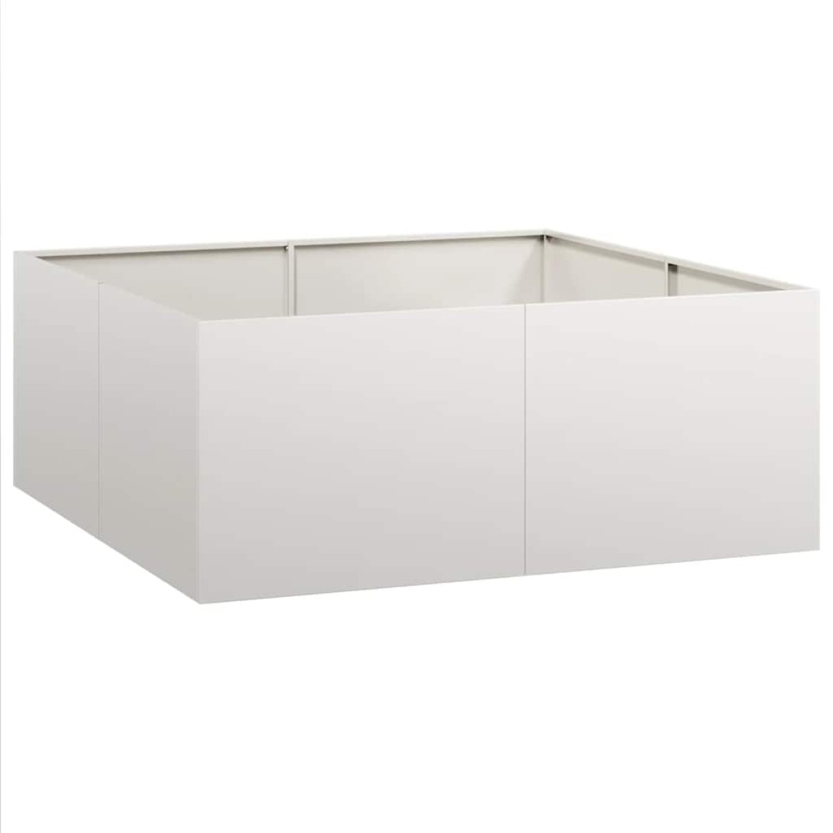 vidaXL Ζαρντινιέρα 100x100x40 εκ. από Ανοξείδωτο Ατσάλι