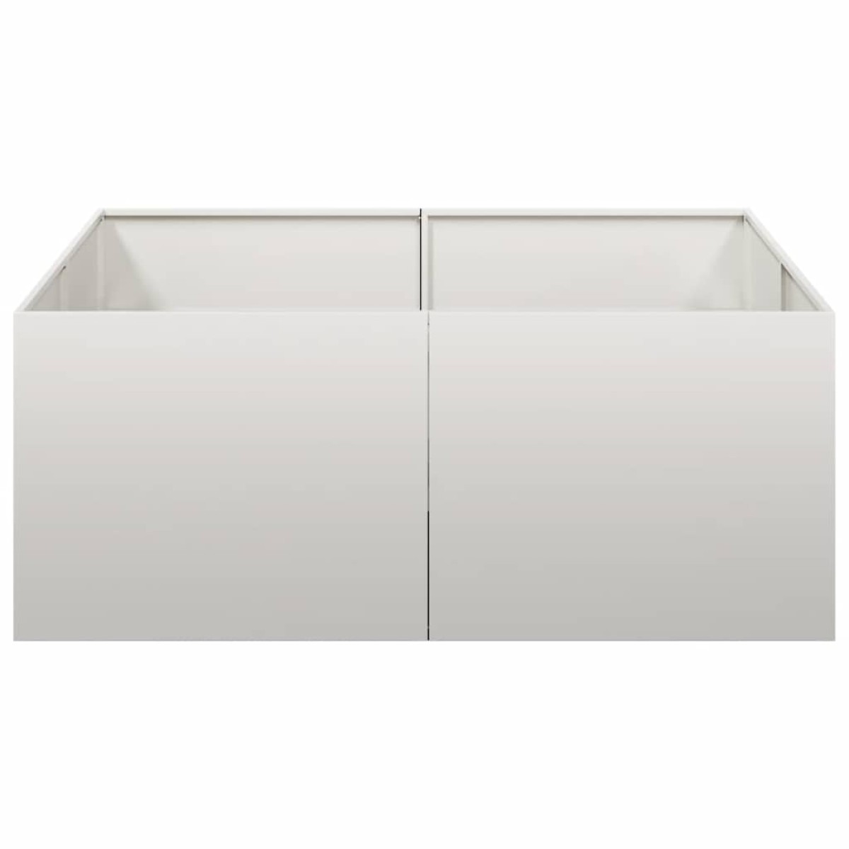 vidaXL Ζαρντινιέρα 100x100x40 εκ. από Ανοξείδωτο Ατσάλι