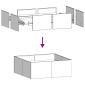 vidaXL Ζαρντινιέρα 100x100x40 εκ. από Ανοξείδωτο Ατσάλι