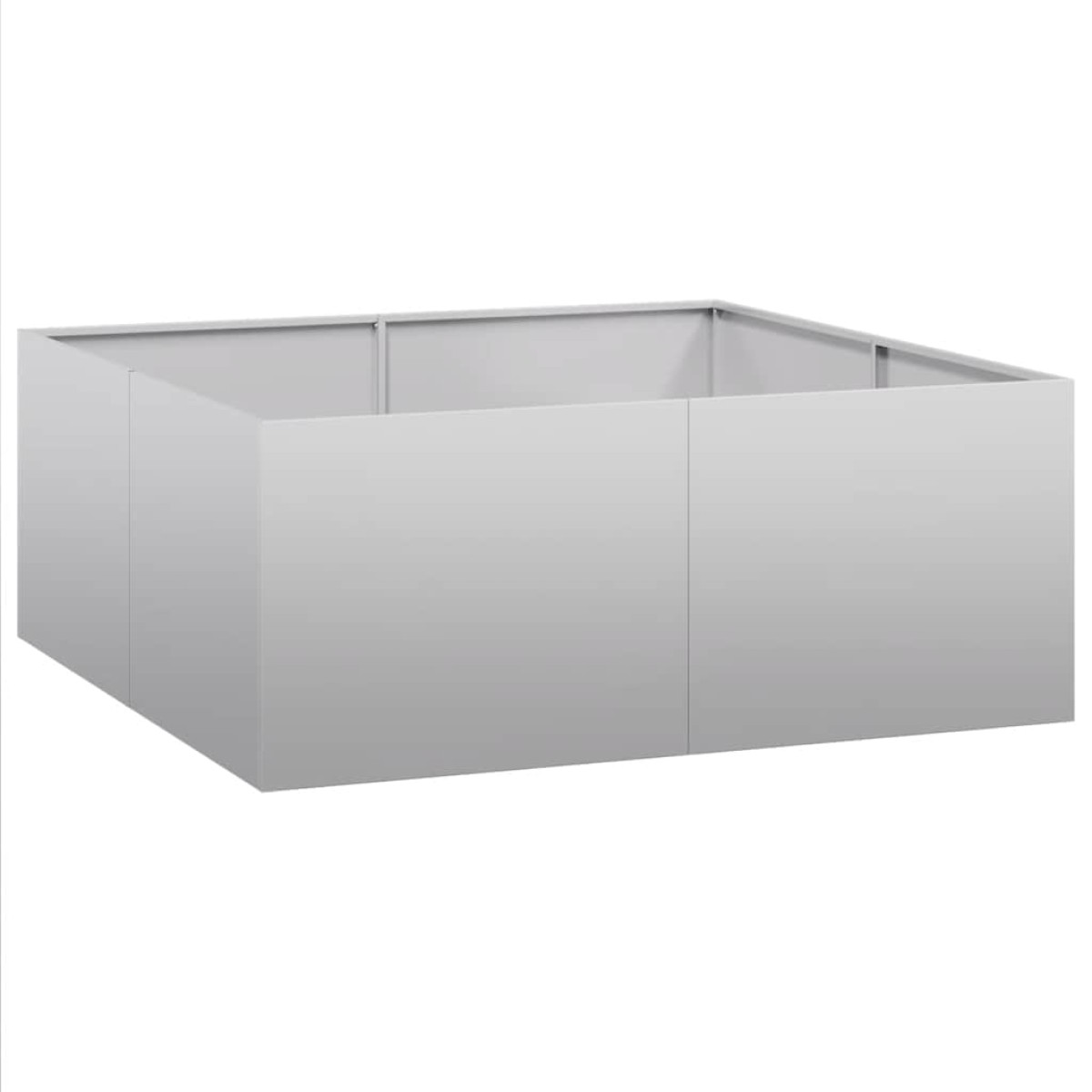 vidaXL Ζαρντινιέρα 100x100x40 εκ. από Γαλβανισμένο Ατσάλι
