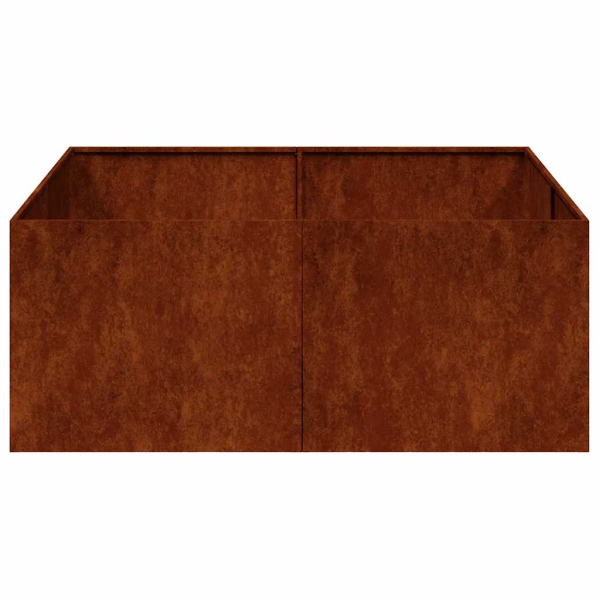 vidaXL Ζαρντινιέρα 100x100x40 εκ. Ατσάλι Σκληρυθέν στον Αέρα