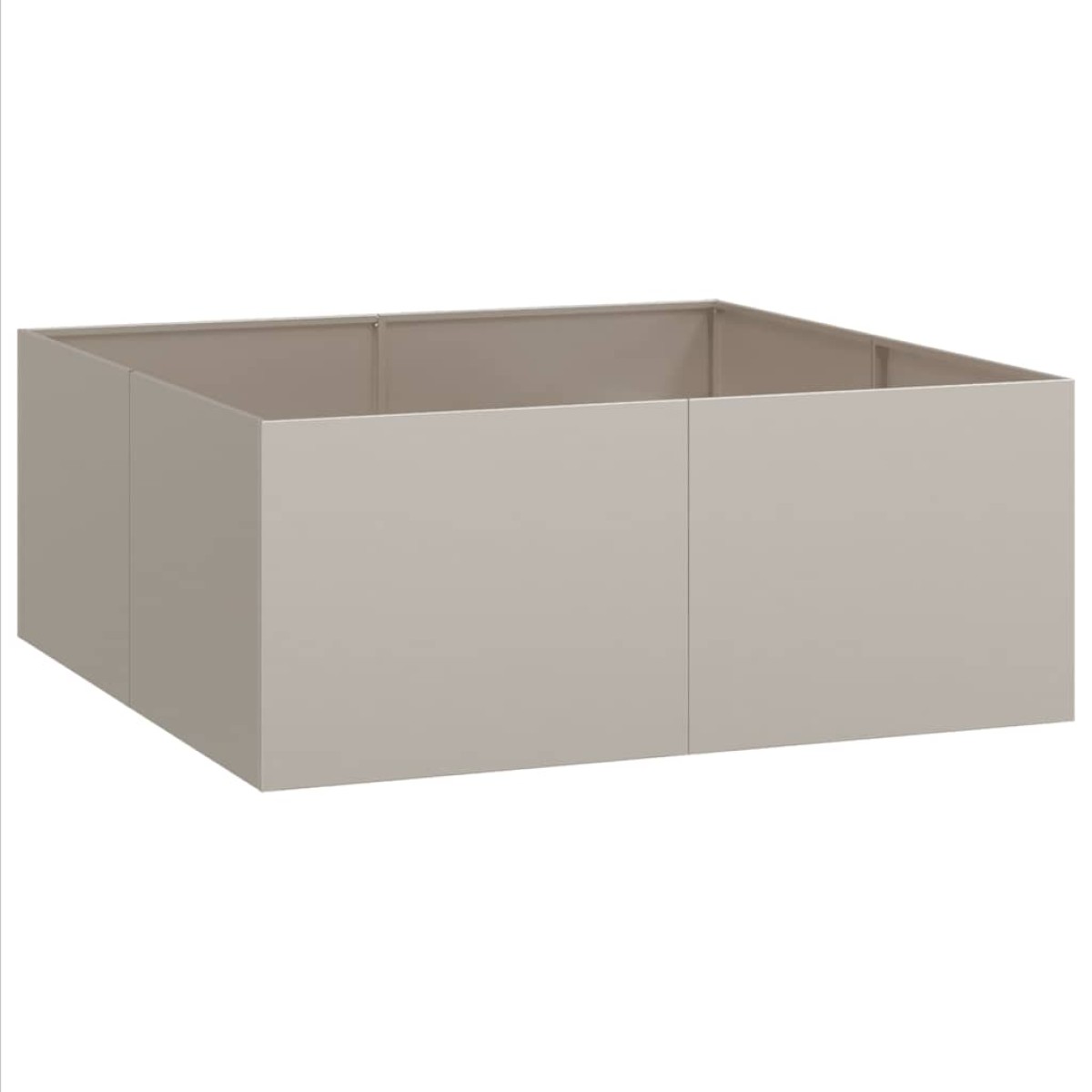 vidaXL Ζαρντινιέρα 100x100x40 εκ. Ατσάλι Σκληρυθέν στον Αέρα