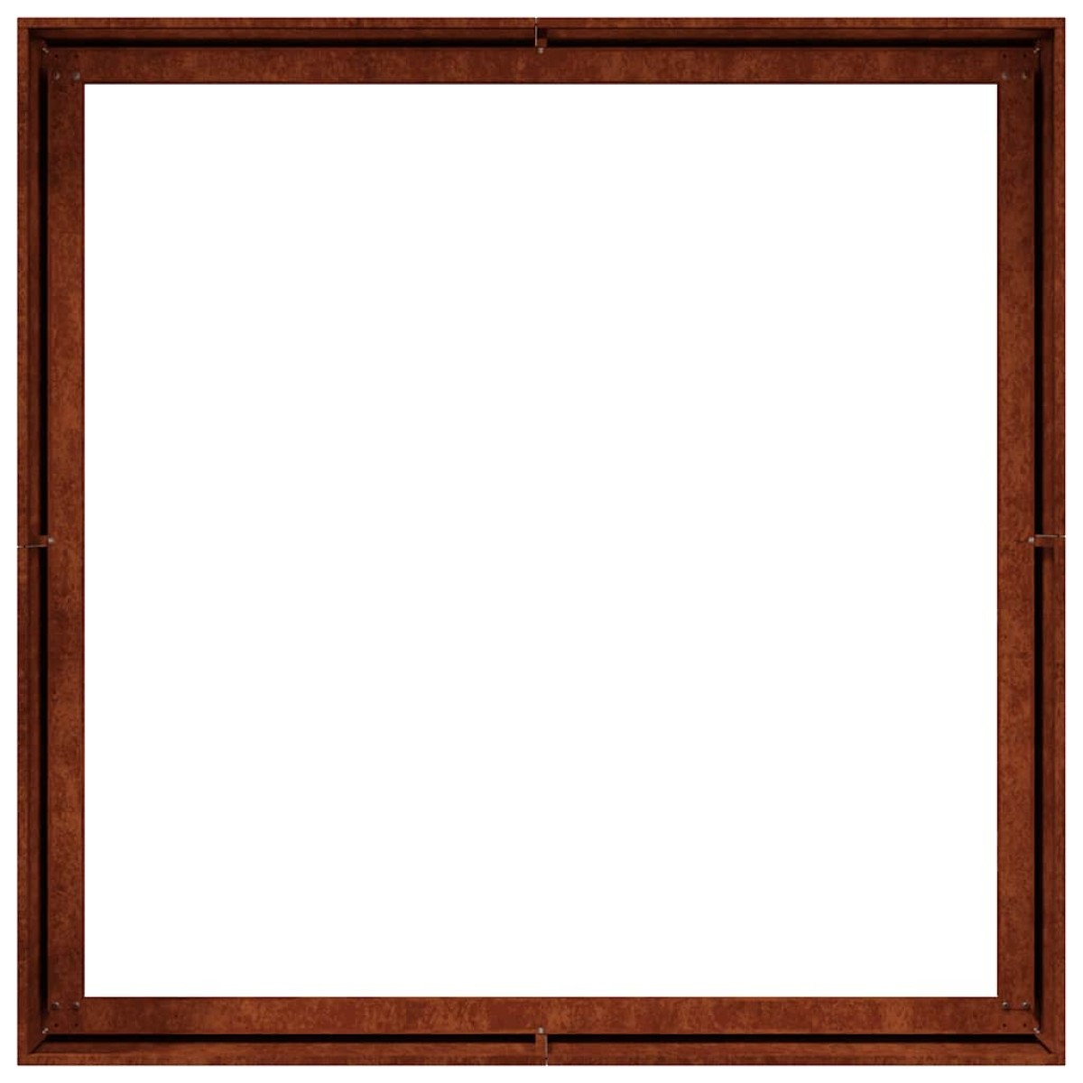 vidaXL Ζαρντινιέρα 100x100x40 εκ. Ατσάλι Σκληρυθέν στον Αέρα