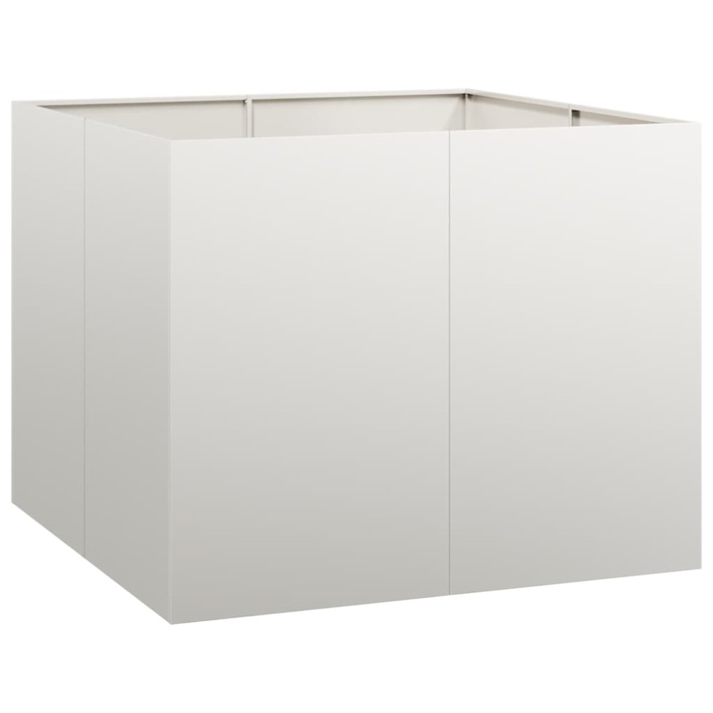 vidaXL Ζαρντινιέρα 100x100x80 εκ. από Ανοξείδωτο Ατσάλι