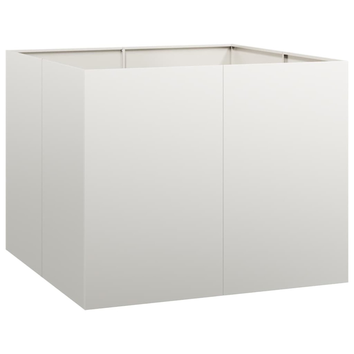 vidaXL Ζαρντινιέρα 100x100x80 εκ. από Ανοξείδωτο Ατσάλι