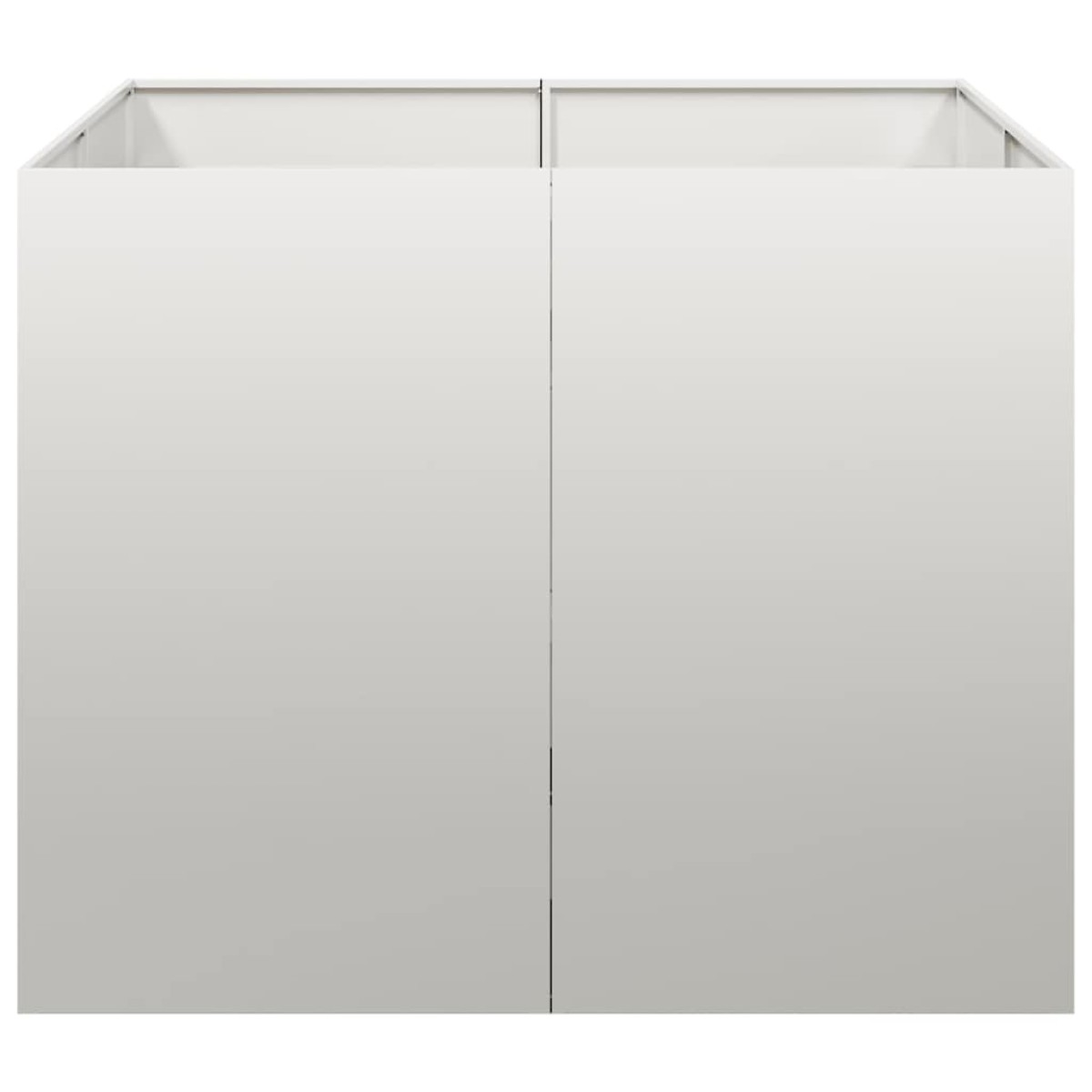 vidaXL Ζαρντινιέρα 100x100x80 εκ. από Ανοξείδωτο Ατσάλι