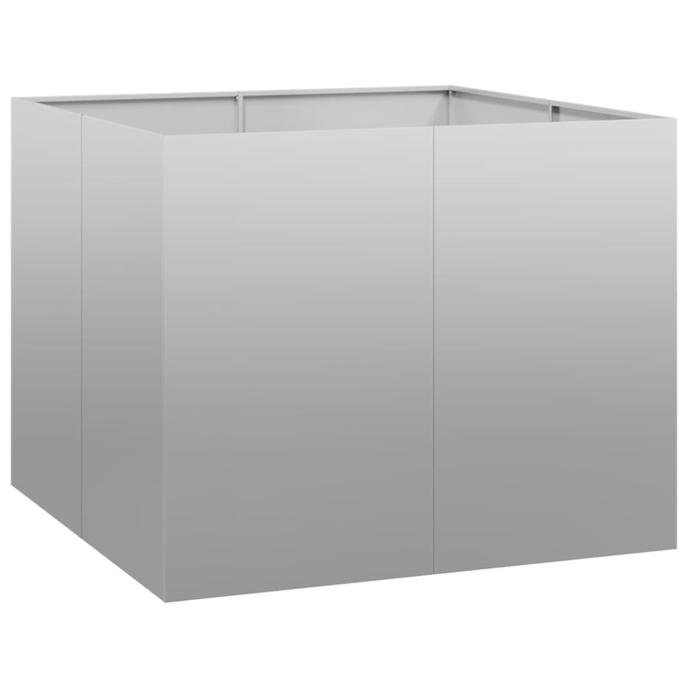 vidaXL Ζαρντινιέρα 100x100x80 εκ. από Γαλβανισμένο Ατσάλι