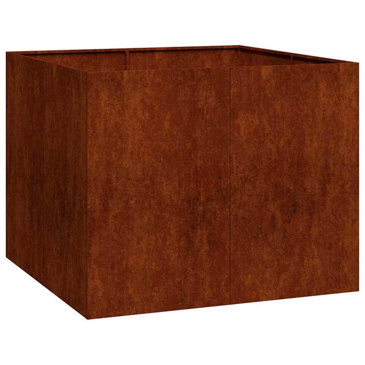 vidaXL Ζαρντινιέρα 100x100x80 εκ. Ατσάλι Σκληρυθέν στον Αέρα