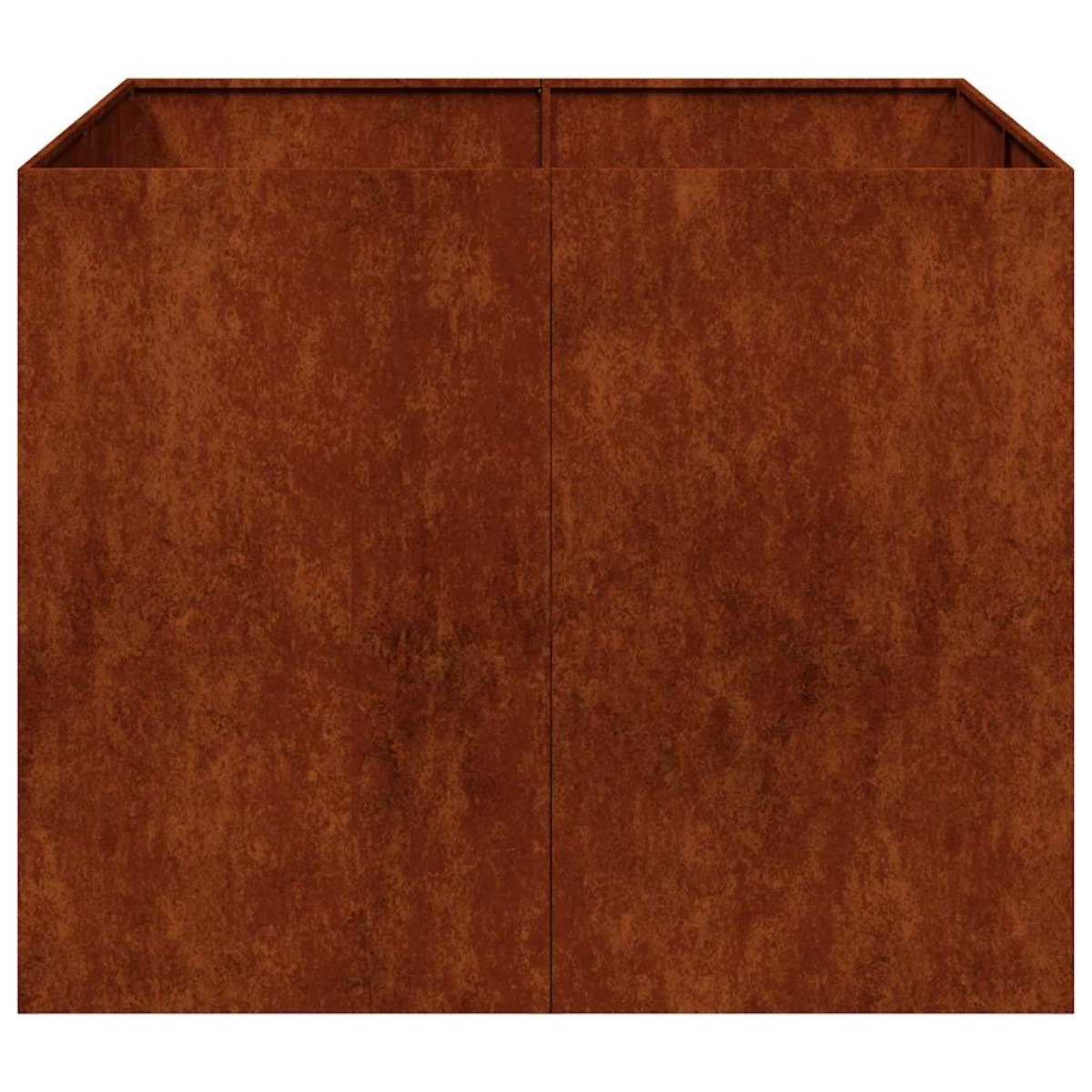 vidaXL Ζαρντινιέρα 100x100x80 εκ. Ατσάλι Σκληρυθέν στον Αέρα
