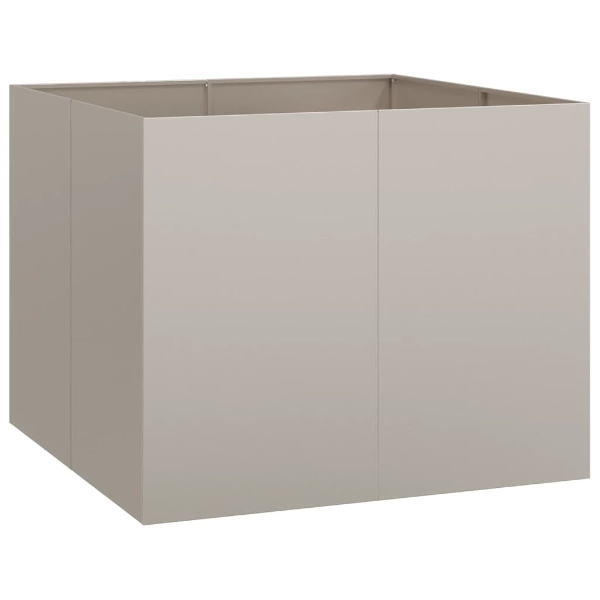 vidaXL Ζαρντινιέρα 100x100x80 εκ. Ατσάλι Σκληρυθέν στον Αέρα