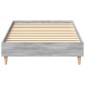 vidaXL Πλαίσιο κρεβατιού χωρίς στρώμα Γκρι Sonoma 100x200 cm