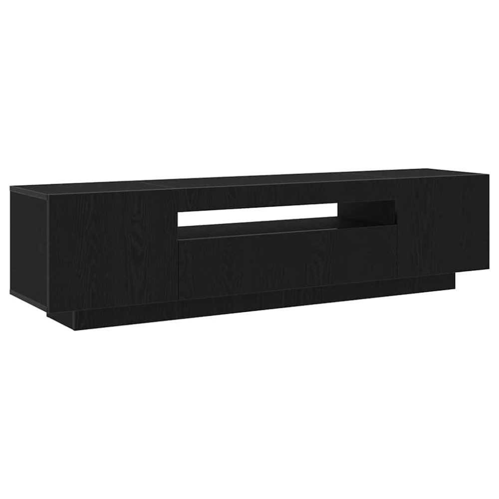 vidaXL Ντουλάπι TV 160 x 35 x 40 εκ. Μαύρο Επεξεργασμένο Ξύλο