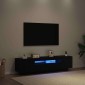 vidaXL Ντουλάπι TV 160 x 35 x 40 εκ. Μαύρο Επεξεργασμένο Ξύλο