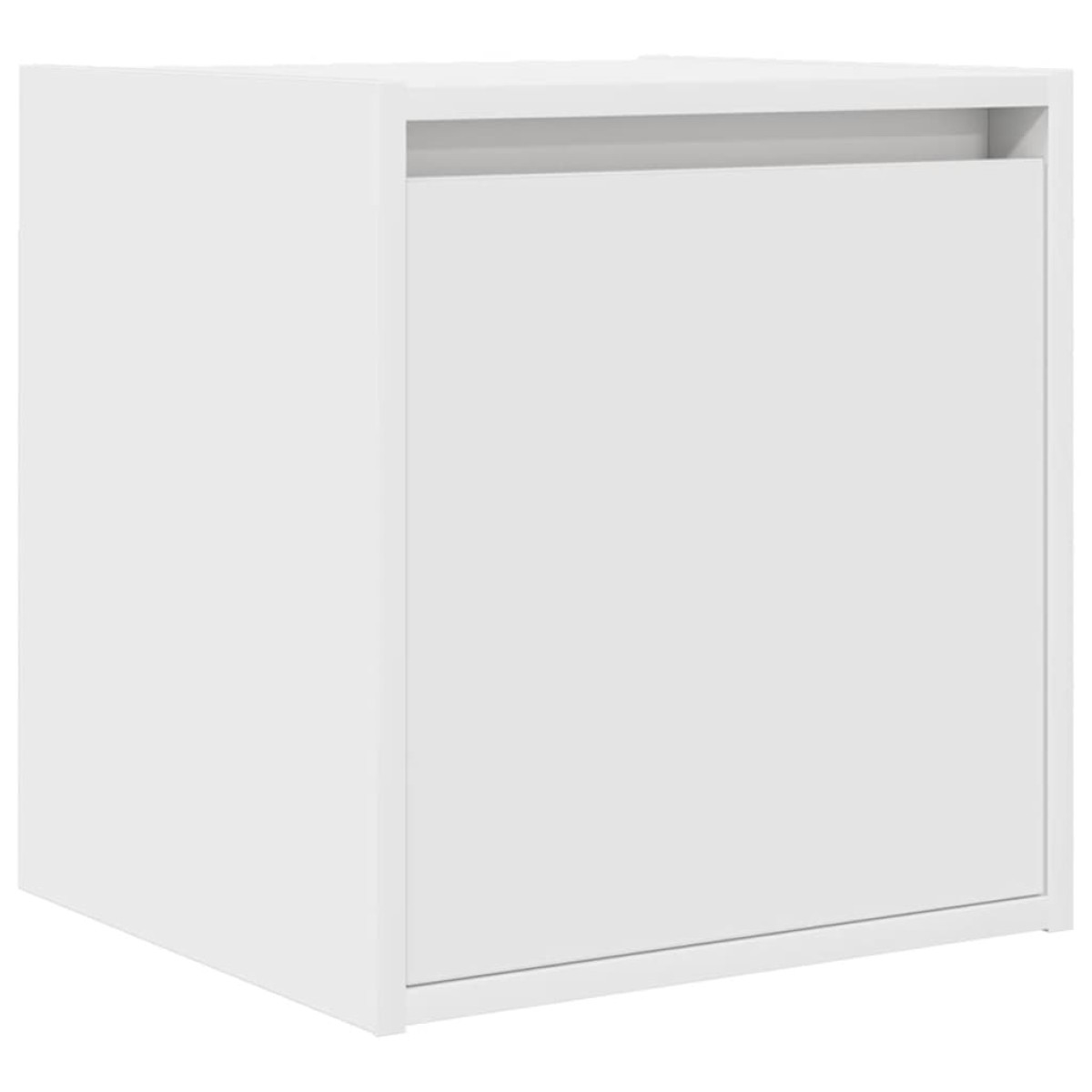 vidaXL Κομοδίνα Επιτοίχια 2 τεμ. Λευκά 38x34x40 εκ.