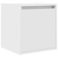 vidaXL Κομοδίνα Επιτοίχια 2 τεμ. Λευκά 38x34x40 εκ.