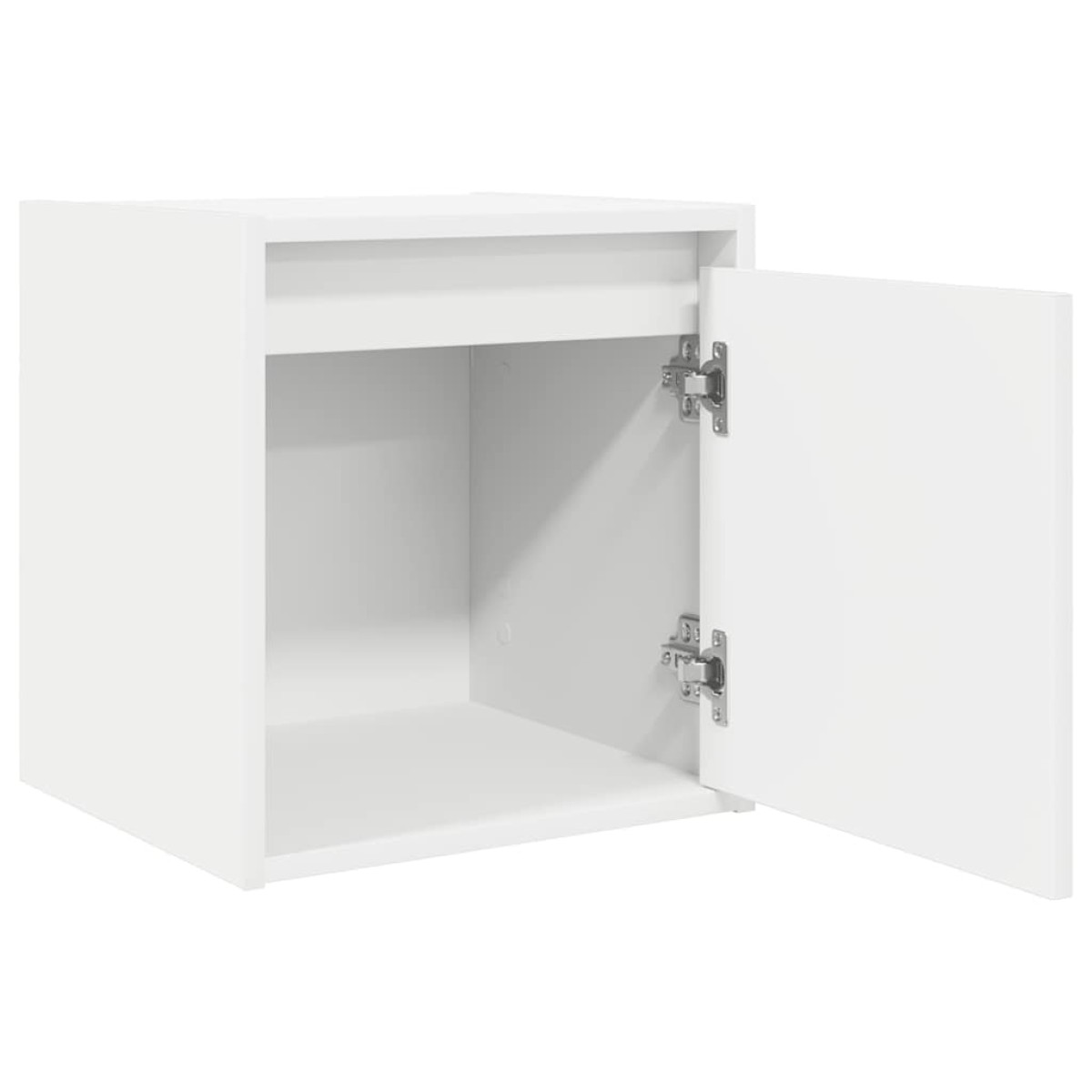 vidaXL Κομοδίνα Επιτοίχια 2 τεμ. Λευκά 38x34x40 εκ.