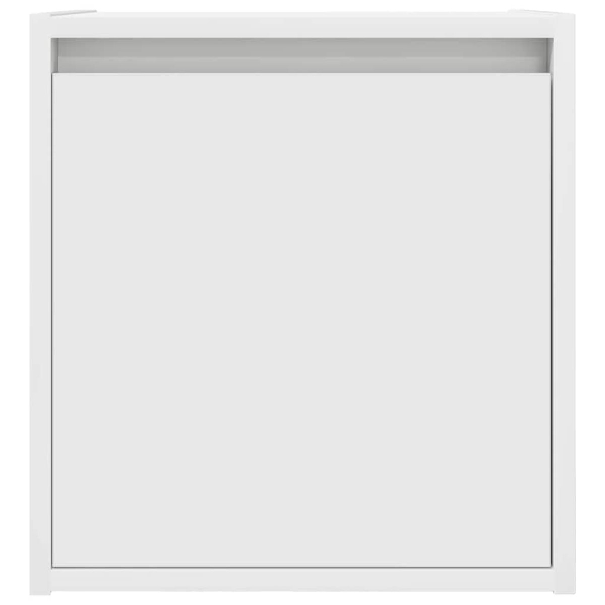 vidaXL Κομοδίνα Επιτοίχια 2 τεμ. Λευκά 38x34x40 εκ.