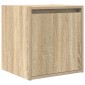 vidaXL Κομοδίνα Επιτοίχια Sonoma Δρυς 38x34x40 εκ.