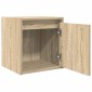 vidaXL Κομοδίνα Επιτοίχια Sonoma Δρυς 38x34x40 εκ.