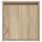 vidaXL Κομοδίνα Επιτοίχια Sonoma Δρυς 38x34x40 εκ.