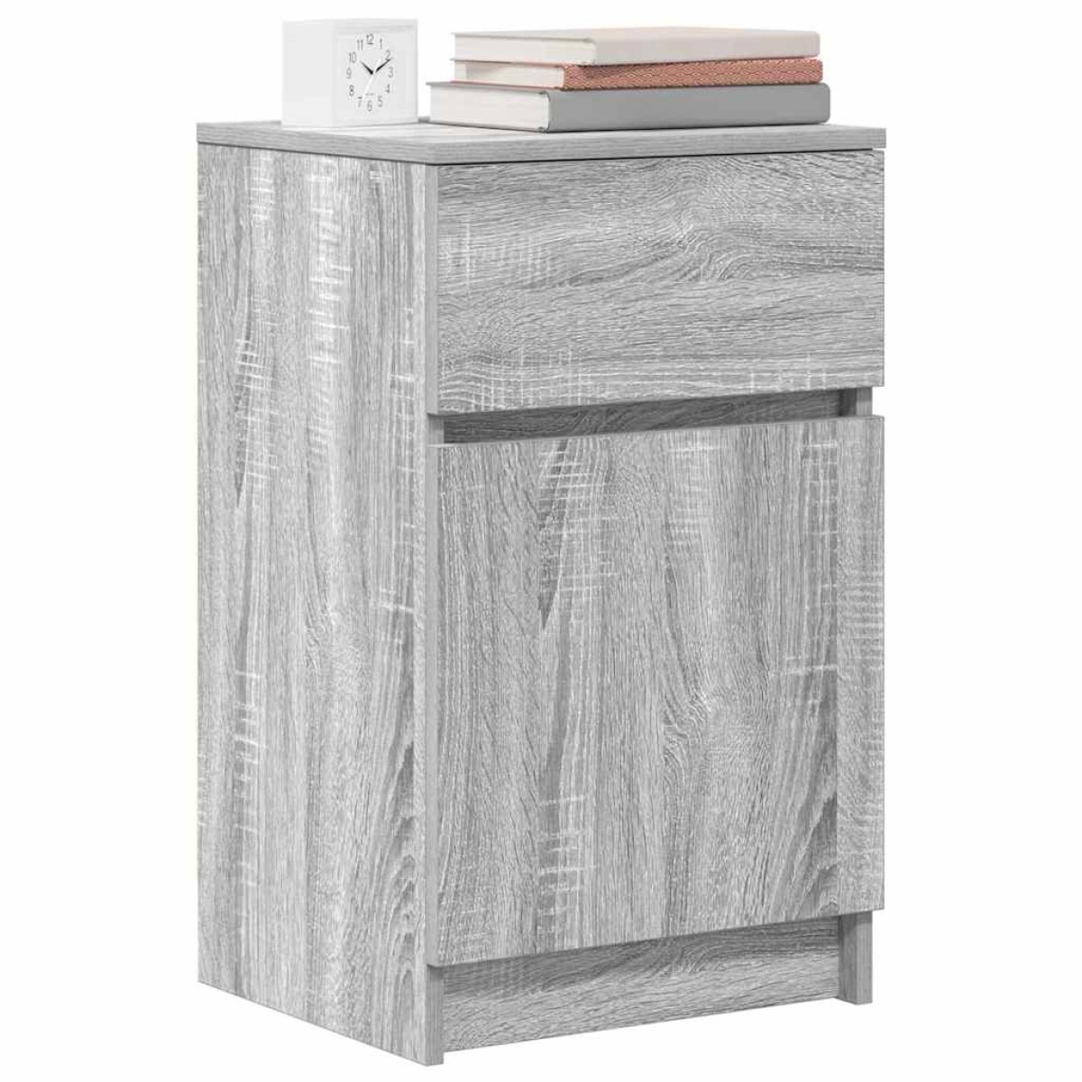 vidaXL Κομοδίνο Γκρι Sonoma 39x35x65 εκ. από Επεξεργασμένο Ξύλο