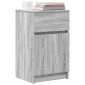 vidaXL Κομοδίνο Γκρι Sonoma 39x35x65 εκ. από Επεξεργασμένο Ξύλο