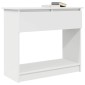 vidaXL Τραπέζι κονσόλας με συρτάρια Λευκό 85,5x38,5x74,5 cm