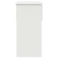 vidaXL Τραπέζι κονσόλας με συρτάρια Λευκό 85,5x38,5x74,5 cm