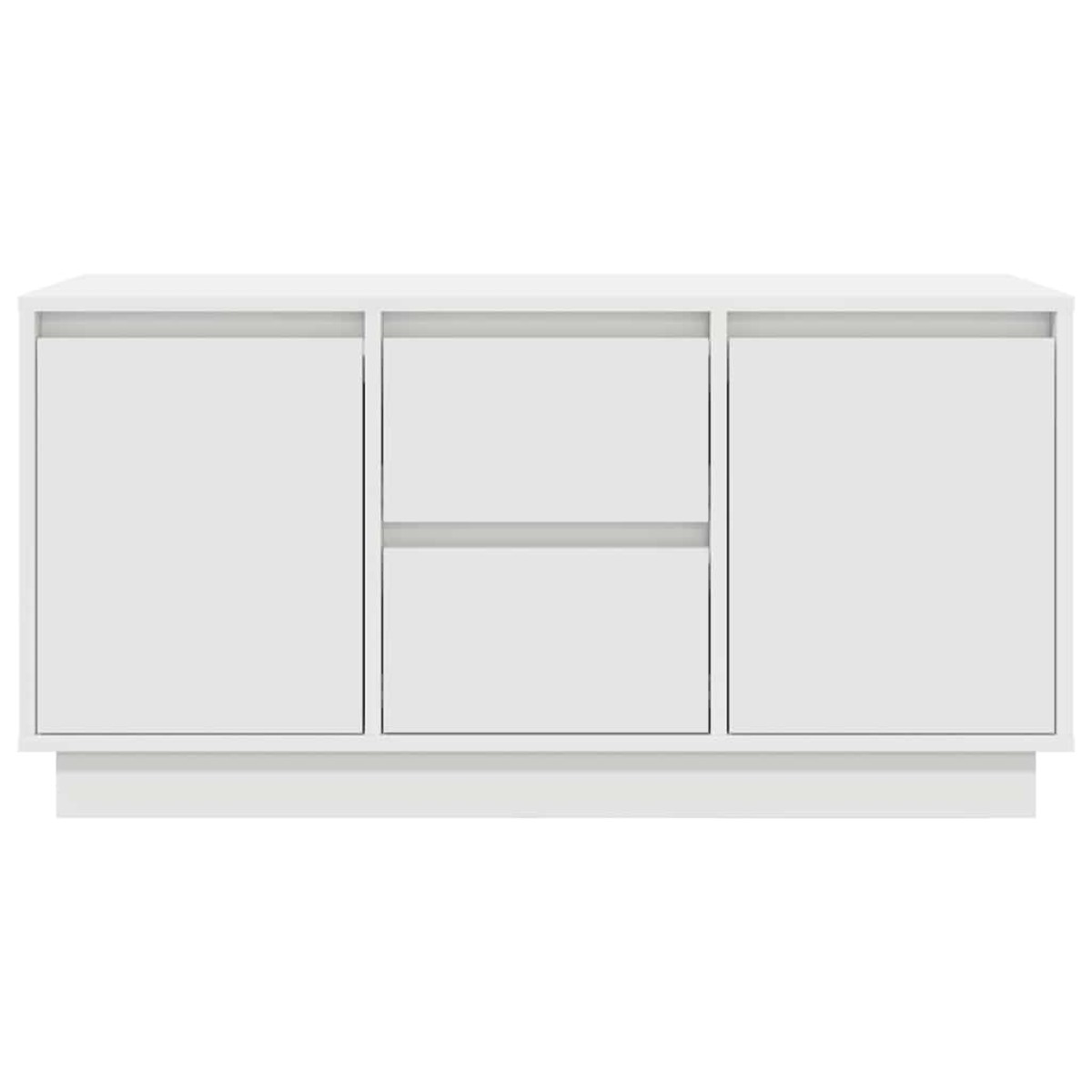 ντουλάπι τηλεόρασης vidaXL με φώτα LED Λευκό 100x41x50 cm